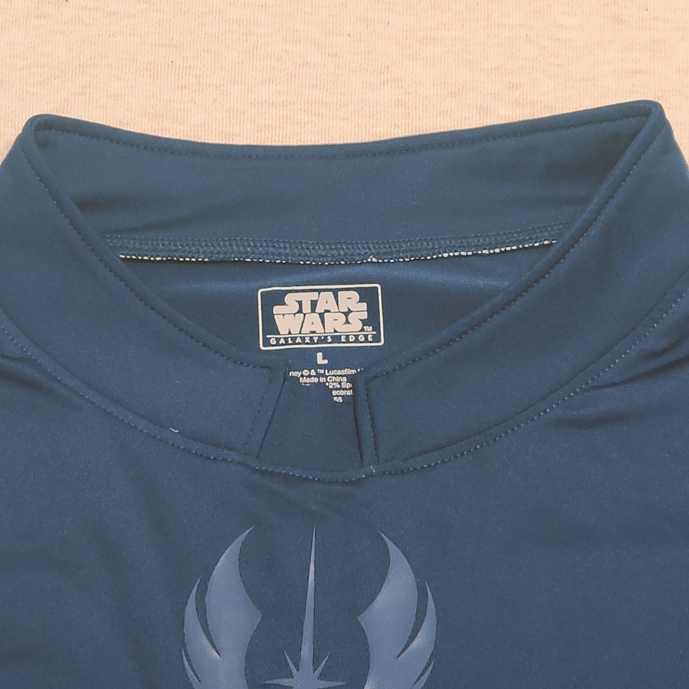 Star Wars Galaxy's Edge / Disney costume-style top, blue tunic shirt, size L